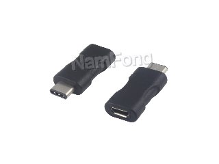 USB Type-C to Micro USB 轉接頭 黑色,TYPE C TO MICRO USB 黑色轉接頭，TYPE C 擴展塢，電商拓展塢供應商,C口電腦拓展塢
