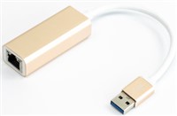 百兆免驅網卡鋁合金外殼USB接口(帶指示燈）