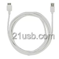 USB AM TO MICRO USB BM 3.0 CABLE 白色