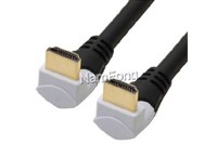 HDMI AM TO HDMI AM CABLE 90度 雙色