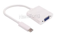 USB  Type c to VGA 15PIN  cable