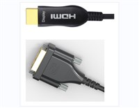 HDMI TO DVI 光纖線、高清HDMI視頻光纖線、DVI轉HDMI工程視頻線、HDMI光纜、無損傳輸光纖線、光纖轉接線、 DVI 光纜、光纖視頻傳輸、HDMI轉接線、光纖線供應商、光纜源頭廠家、工業級高清線、10M-300M超長光纖線工程視頻布線必備組件