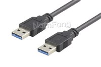 USB3.0cabel,USB C type,USB 3.0 AM TO AM cable   長度1米 黑色，USB CABLE，USB延長線，延長線，移動硬盤延長線，設備延長線工廠